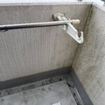 ベランダ内壁洗浄前
